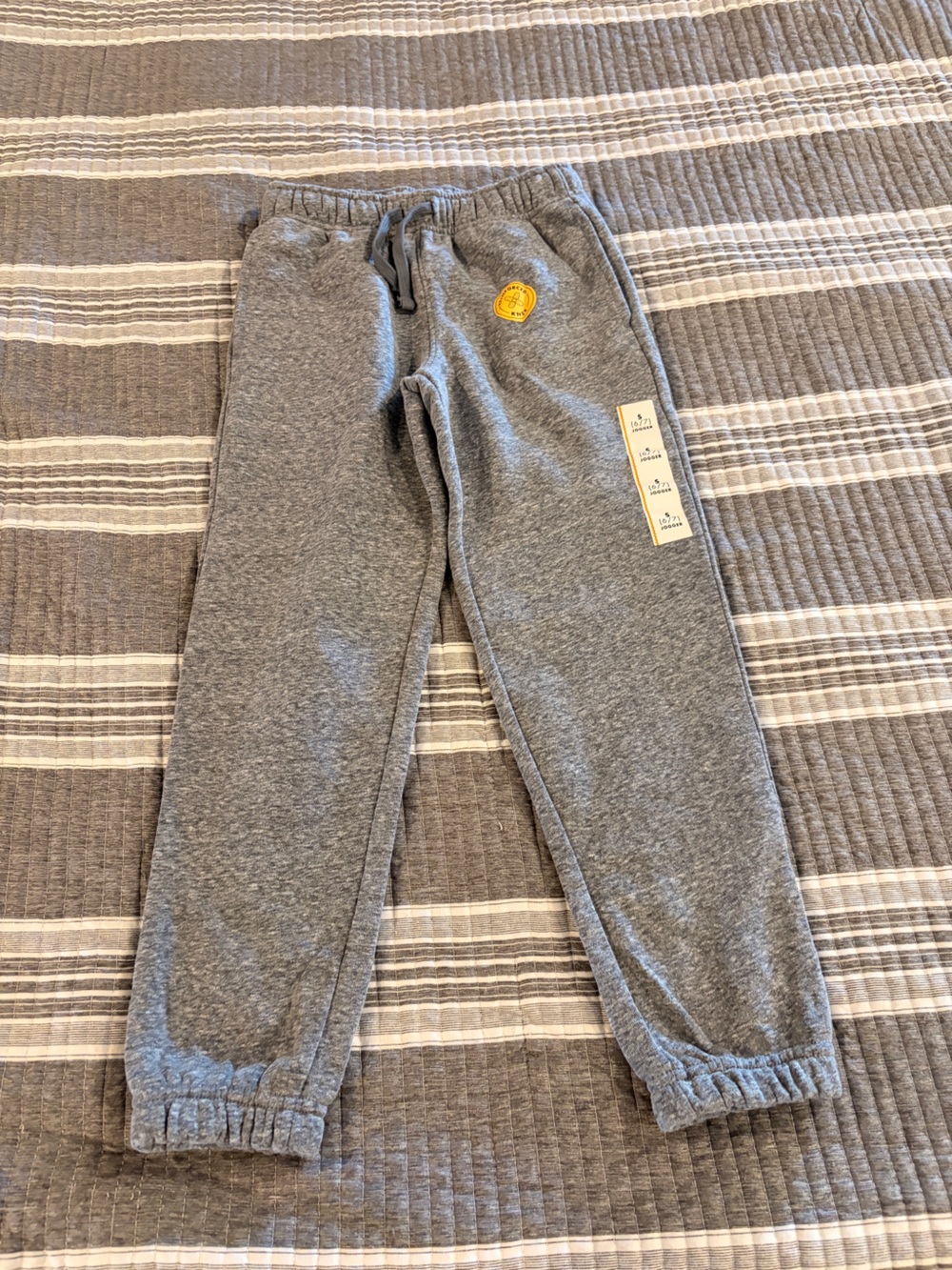 Brand New Cat & Jack Gray Boys 6/7 Jogger Sweatpants